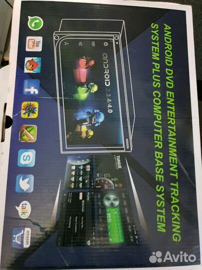 Мультимедийный ресивер android toyota prado 150