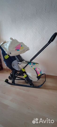 Санки коляска nika