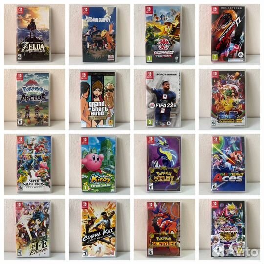 Картриджы Nintendo Switch