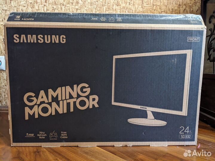 Монитор samsung S24D332H 1920x1080, 75 Гц, TN