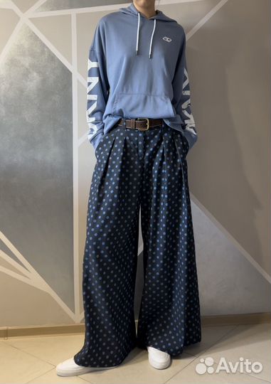 Брюки женские широкие палаццо 48