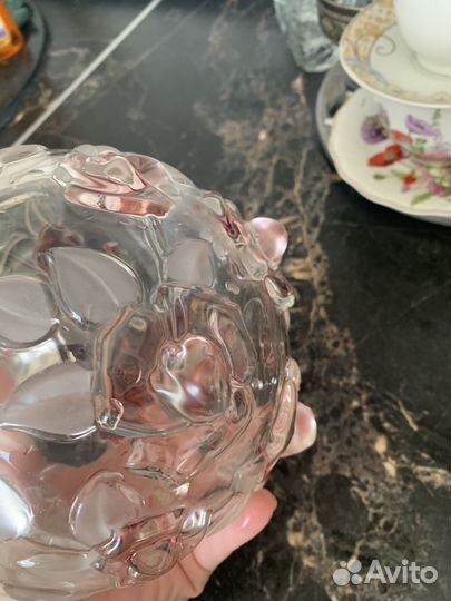 Ваза с крышкой,конфетница;поильник,синяя вазочка