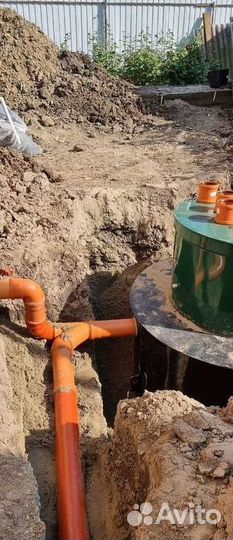 Установка канализации септик под ключ