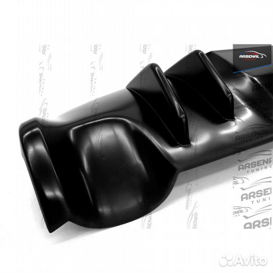 Диффузор в стиле EVO на задний бампер Lancer X