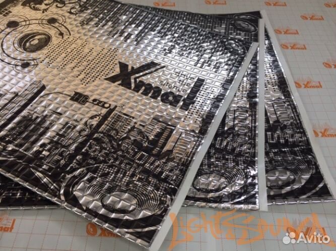 Виброизоляция X.mat M1 (500х600х2мм, в уп. 15л)