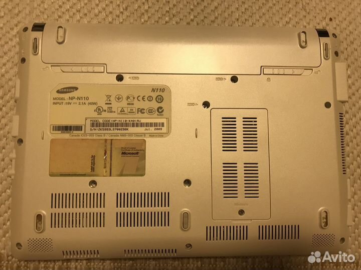 Нетбук samsung белый