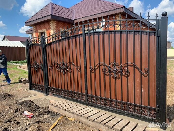 Ворота кованые