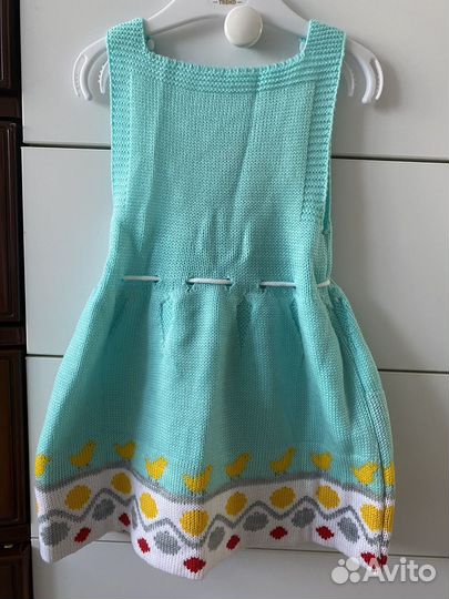 Детский вязаный сарафан