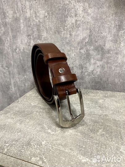 Мужской ремень из натуральной кожи ручной работы