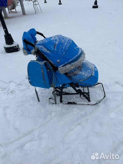 Коляска санки ника 7-5sk