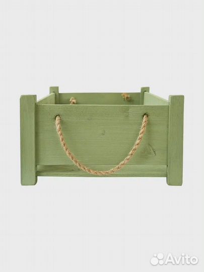 Ящик деревянный прямоугольный для хранения, цветов