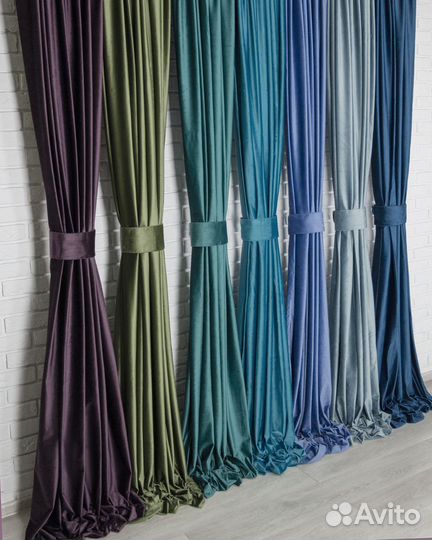 Бархатные шторы Беллиссимо