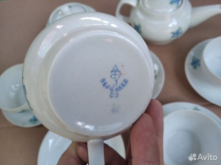 Чайный сервиз СССР вербилки