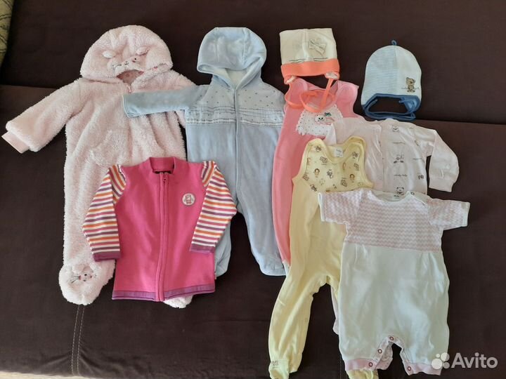 Детские вещи пакетом для девочки 6-9мес
