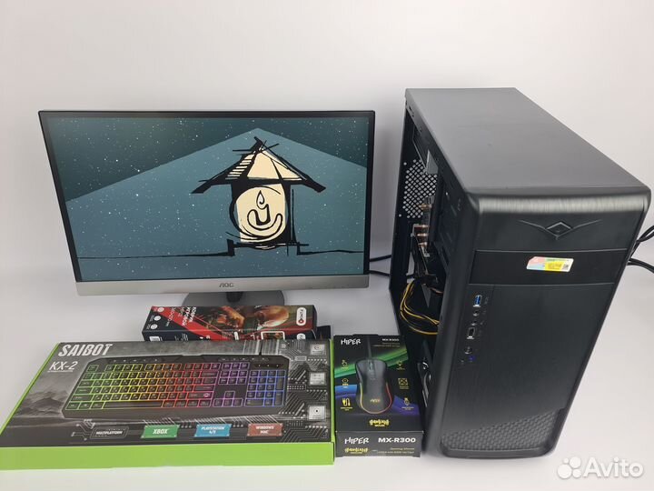 Пк для игр intel Core i7 / GTX 1660Ti / Гарантия