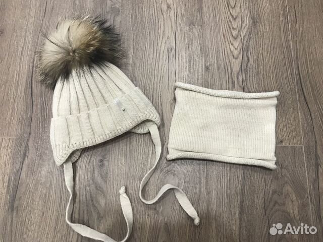 Комплект шапка и снуд р. 44-47