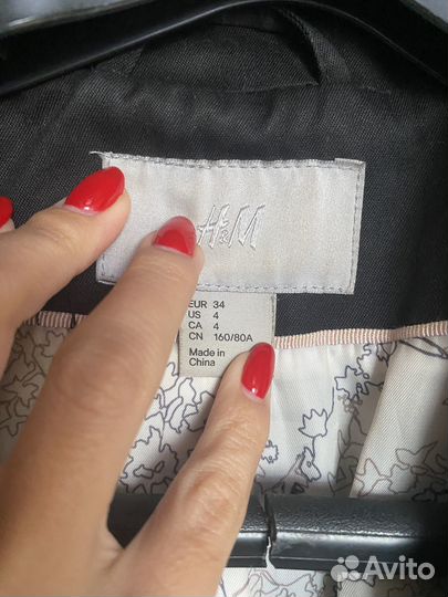 Пальто H&M 34р
