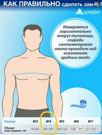 Бандаж послеоперационный для грудной клетки