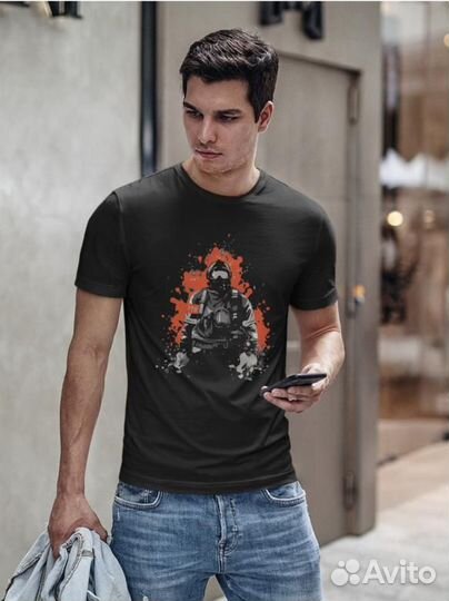 Футболка с креативным дизайном №1-5S8H