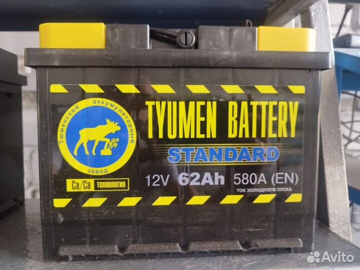 Аккумулятор Тюмень Standard 62Ah LR обратная поляр
