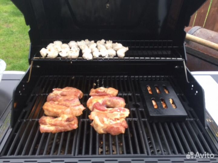 Гриль гибридный газ+уголь