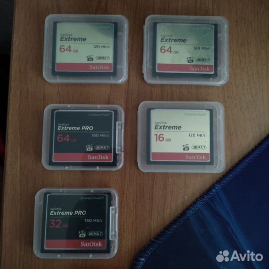 Флешки SanDisk Extreme 64Gb 120мб/с - 2 штуки