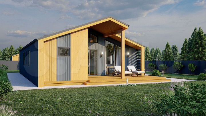 Дом 120 м² на участке 9 сот.