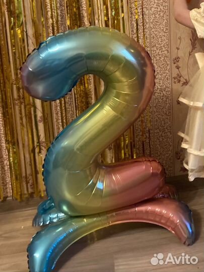 Цифра 2 на день рождения