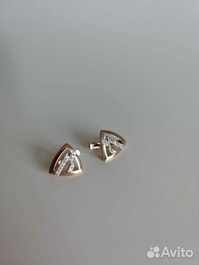 Золотые серьги Бронницкий ювелир