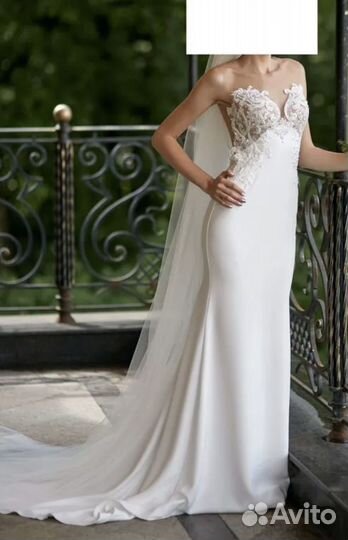Свадебное платье 42 44 рыбка