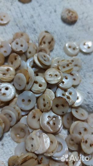 Пуговицы СССР перламутр из морских раковин