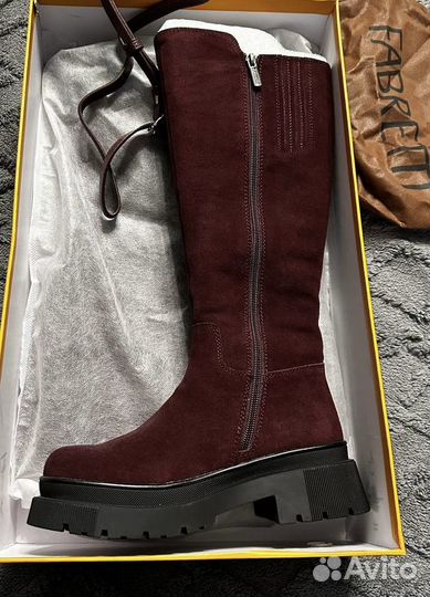 Сапоги зимние женские 37 новые натуральные