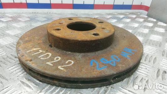 Диск тормозной передний nissan almera N16 (1TD22PH