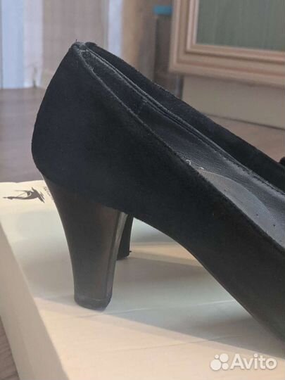 Туфли женские замшевые