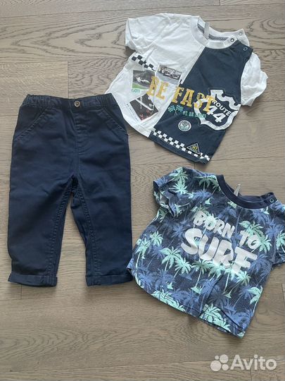 Летние вещи для мальчика 80