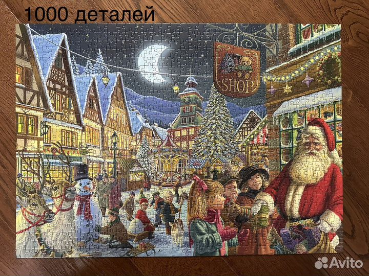 Пазлы собранные 1’000 деталей