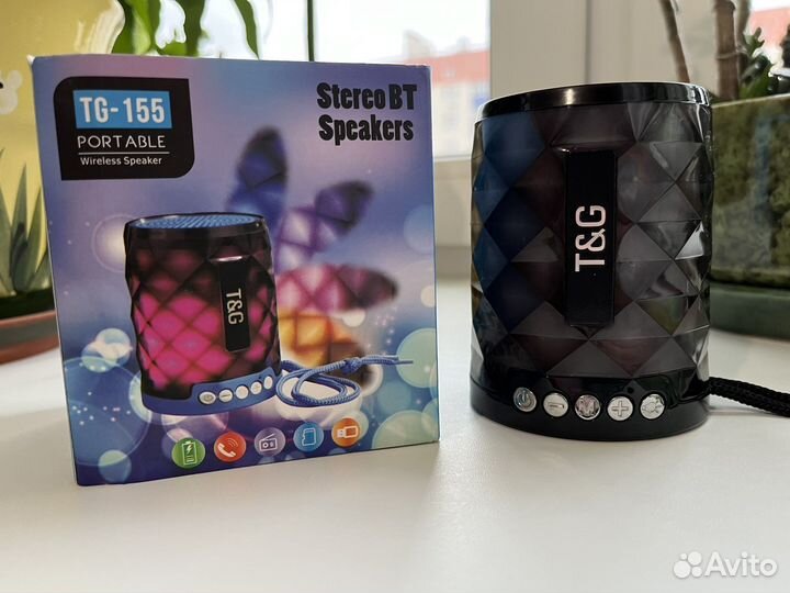 Портативная колонк TG-155 черный