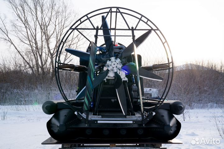 Аэролодка Север Спутник 550 с пробегом