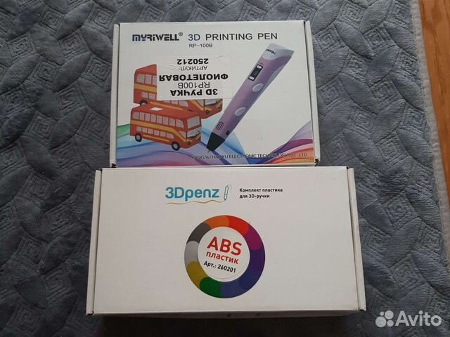 3d ручка с пластиком