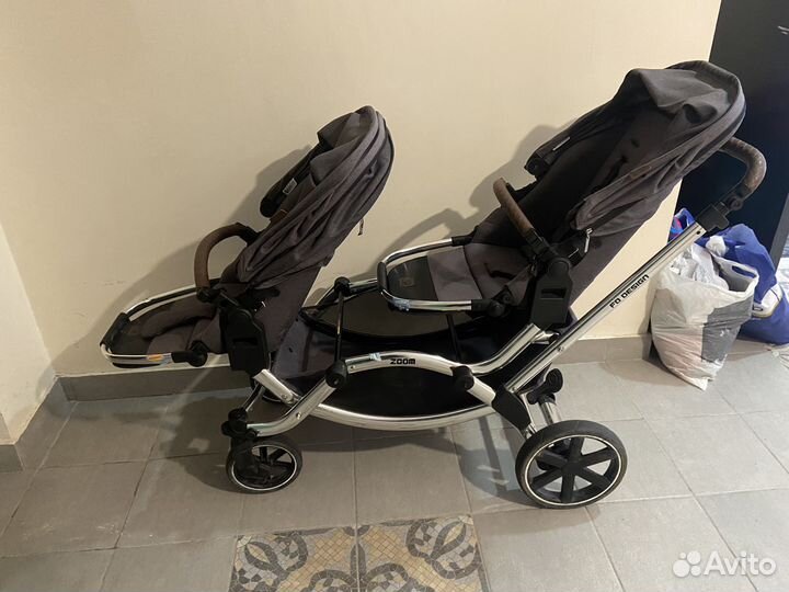 Коляска для двойни 2 в 1