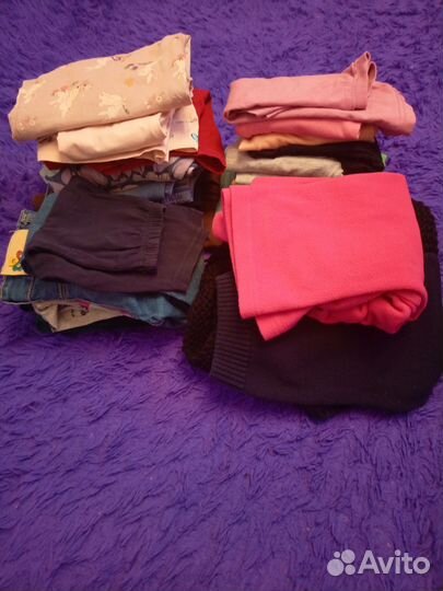 Вещи пакетом на девочку 110 116