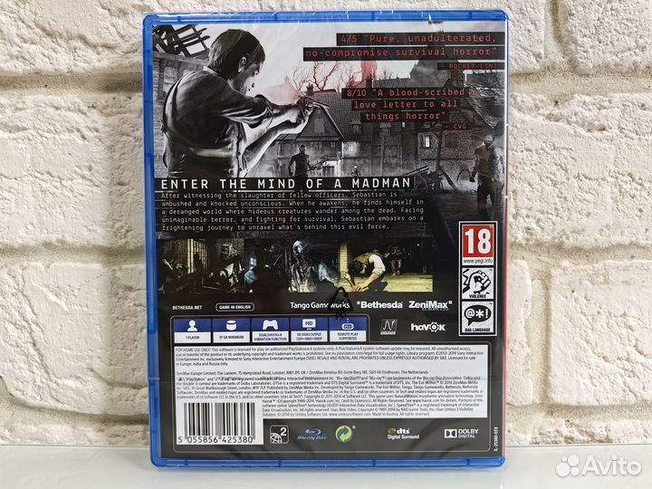 The Evil Within PS4 новый диск рус