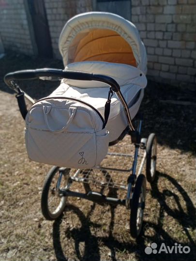 Коляска 2 в 1 эко кожа