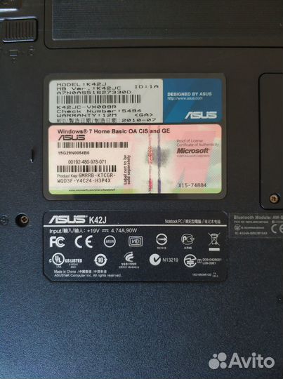 Ноутбук asus