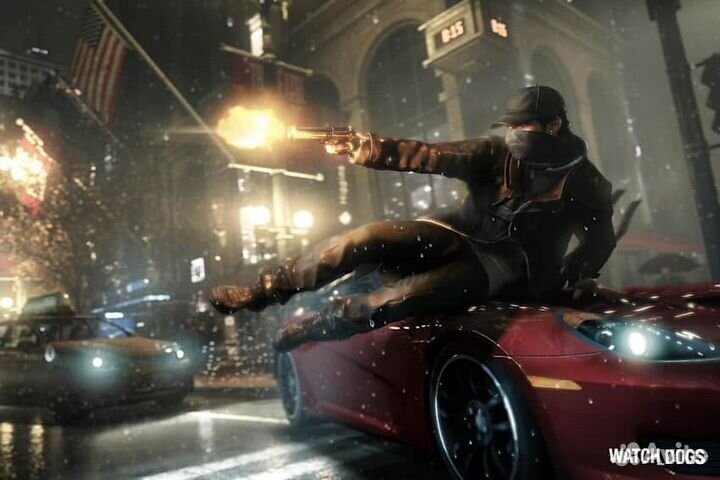Watch dogs Xbox 360 лицензия, игра, диск