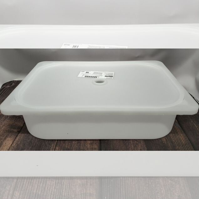 Контейнер Белый IKEA Труфаст 42х30х10 с крышкой