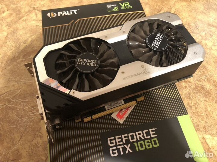 Nvidia geforce GTX 1060 3gb Palit super JetStream
