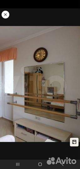 Настенное зеркало для домашнего балетного станка