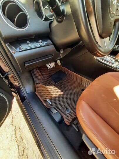 Авто коврики Ева 3д с бортиками мазда 6