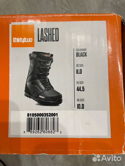 Сноубордические ботинки ThirtyTwo Lashed